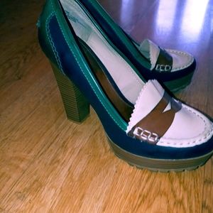 Women's loafer heels by, MIA.